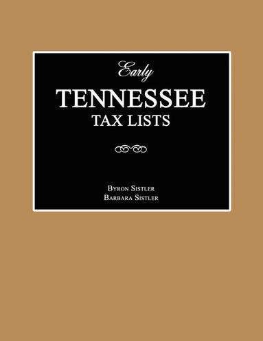 bokomslag Early Tennessee Tax Lists