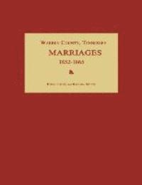 bokomslag Warren County, Tennessee, Marriages 1852-1865