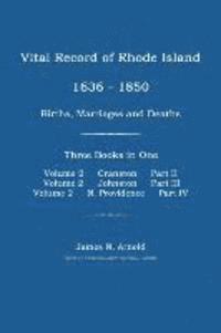 bokomslag Vital Record of Rhode Island 1636-1850