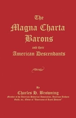 bokomslag Magna Charta Barons and Their American Descendants