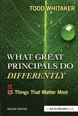 bokomslag What Great Principals Do Differently