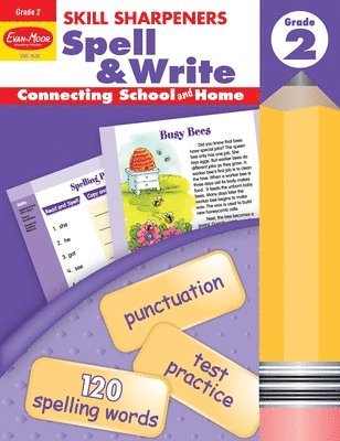 Skill Sharpeners: Spell & Write, Grade 2 Workbook 1