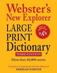 bokomslag Webster's New Explorer Large Print Dictionary, Third Edition