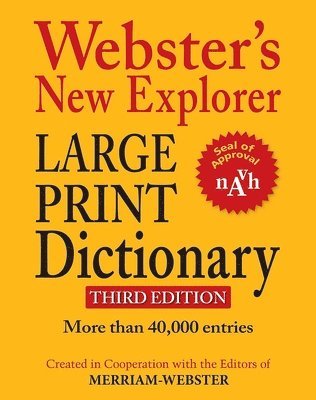 bokomslag Webster's New Explorer Large Print Dictionary, Third Edition