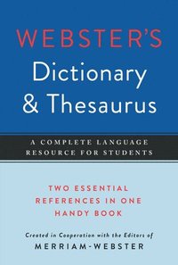 bokomslag Webster's Dictionary & Thesaurus