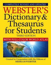 bokomslag Webster's Dictionary & Thesaurus for Students with Full-Color World Atlas, Third Edition