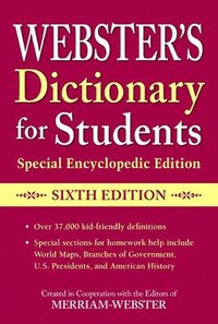 bokomslag Webster's Dictionary for Students, Special Encyclopedic Edition, Sixth Edition