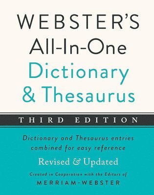 bokomslag Webster's All-In-One Dictionary and Thesaurus, Third Edition