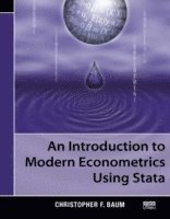 bokomslag An Introduction to Modern Econometrics Using Stata