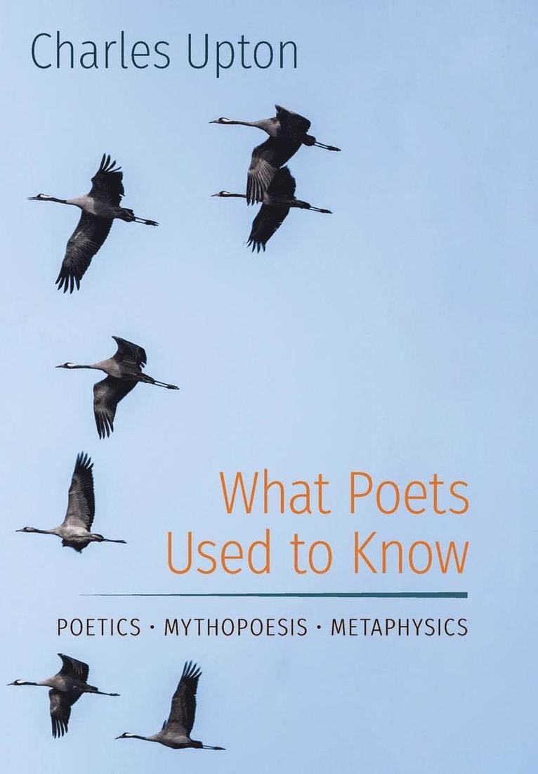 Charles Upton - What Poets Used to Know, Inbunden