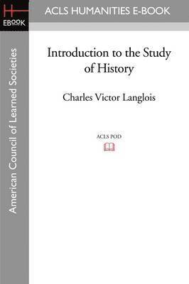 Introduction to the Study of History 1