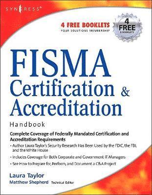 bokomslag FISMA Certification and Accreditation Handbook