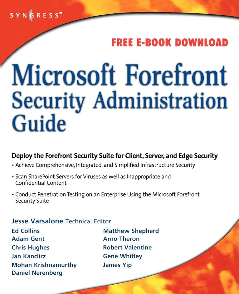 Microsoft Forefront Security Administration Guide 1