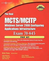 bokomslag The Real MCTS/MCITP Exam 70-643 Prep Kit: Independent and Complete Self-Paced Solutions Book/DVD Package