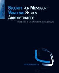 bokomslag Security For Microsoft Windows System Administrators