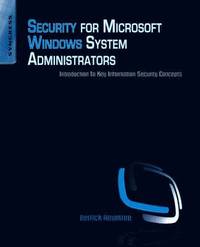 bokomslag Security for Microsoft Windows System Administrators