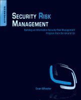 Evan Wheeler, USA) Wheeler, Evan (Omgeo, Boston, MA - Security Risk Management, Häftad