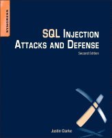 bokomslag SQL Injection Attacks and Defense