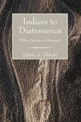 bokomslag Indices to Diatessarica