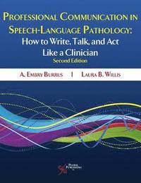 bokomslag Professional Communication in Speech-Language Pathology