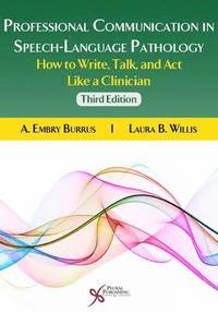 bokomslag Professional Communication in Speech-Language Pathology