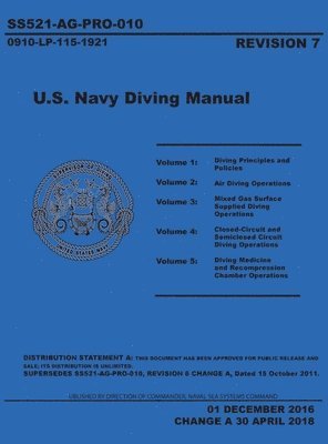 Navsea - U.S. Navy Diving Manual 7e, Inbunden