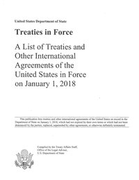 bokomslag Treaties in Force 2018