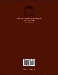 bokomslag Manual for Courts-Martial United States (2024 Edition)