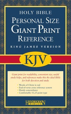 Personal Size Giant Print Reference Bible-KJV 1