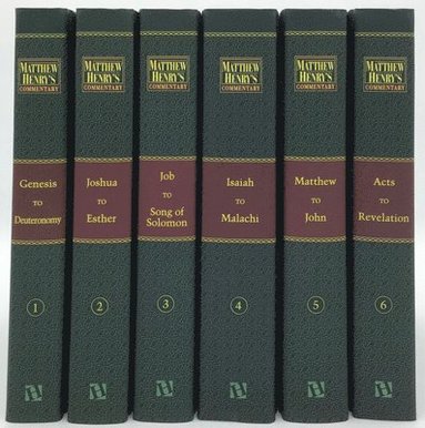 bokomslag Matthew Henry's Commentary on the Whole Bible, Complete 6-Volume Set