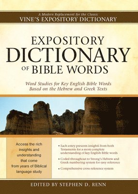 bokomslag Expository Dictionary of Bible Words