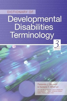 Dictionary of Developmental Disabilities Terminology 1