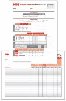 bokomslag Student Record and Class Summary Sheets