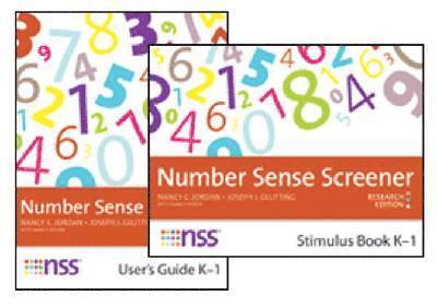 Number Sense Screener (NSS) K-1, Research Edition 1