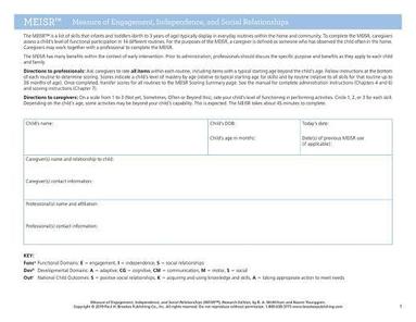 bokomslag MEISR? Forms