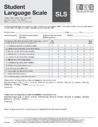 bokomslag Test of Integrated Language and Literacy Skills (Tills ) Student Rating Scale