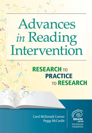 Carol McDonald Connor, Peggy McCardle, Carol McDonald Connor, Peggy McCardle - Advances in Reading Intervention, Häftad