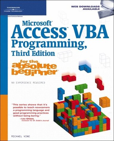bokomslag MicrosoftA¿ Access VBA Programming for the Absolute Beginner