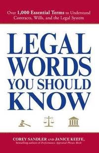 bokomslag Legal Words You Should Know
