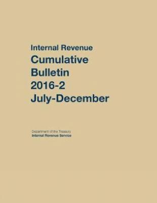 bokomslag Internal Revenue Service Cumulative Bulletin