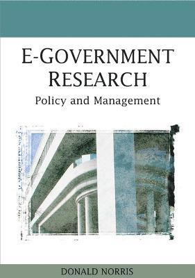 bokomslag E-Government Research: Policy and Management