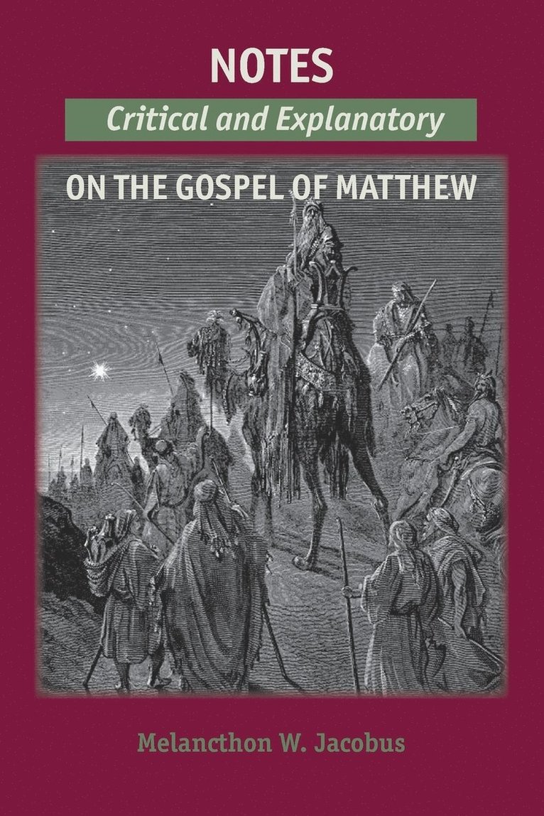 Notes on the Gospels 1