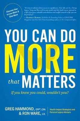 You Can Do MORE that Matters 1