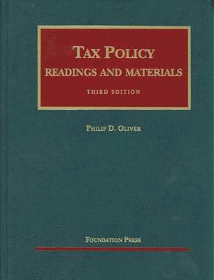 Readings and Materials on Tax Policy 1