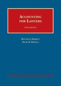 bokomslag Accounting for Lawyers