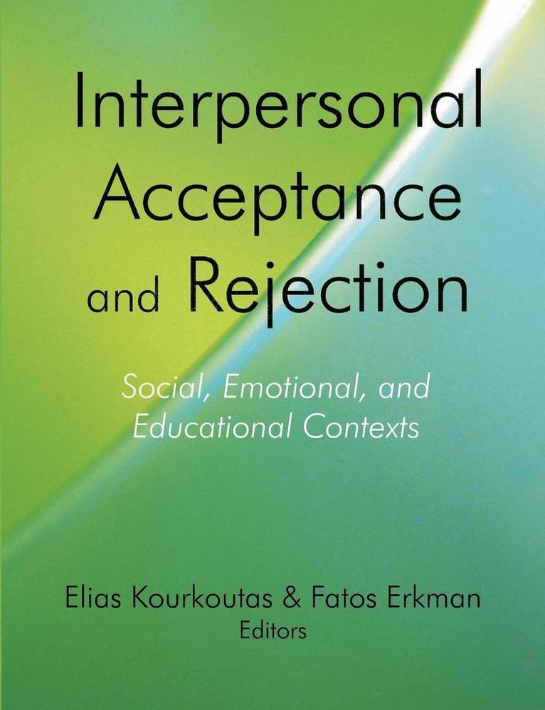 Elias Kourkoutas, Fatos Erkman - Interpersonal Acceptance and Rejection, Häftad