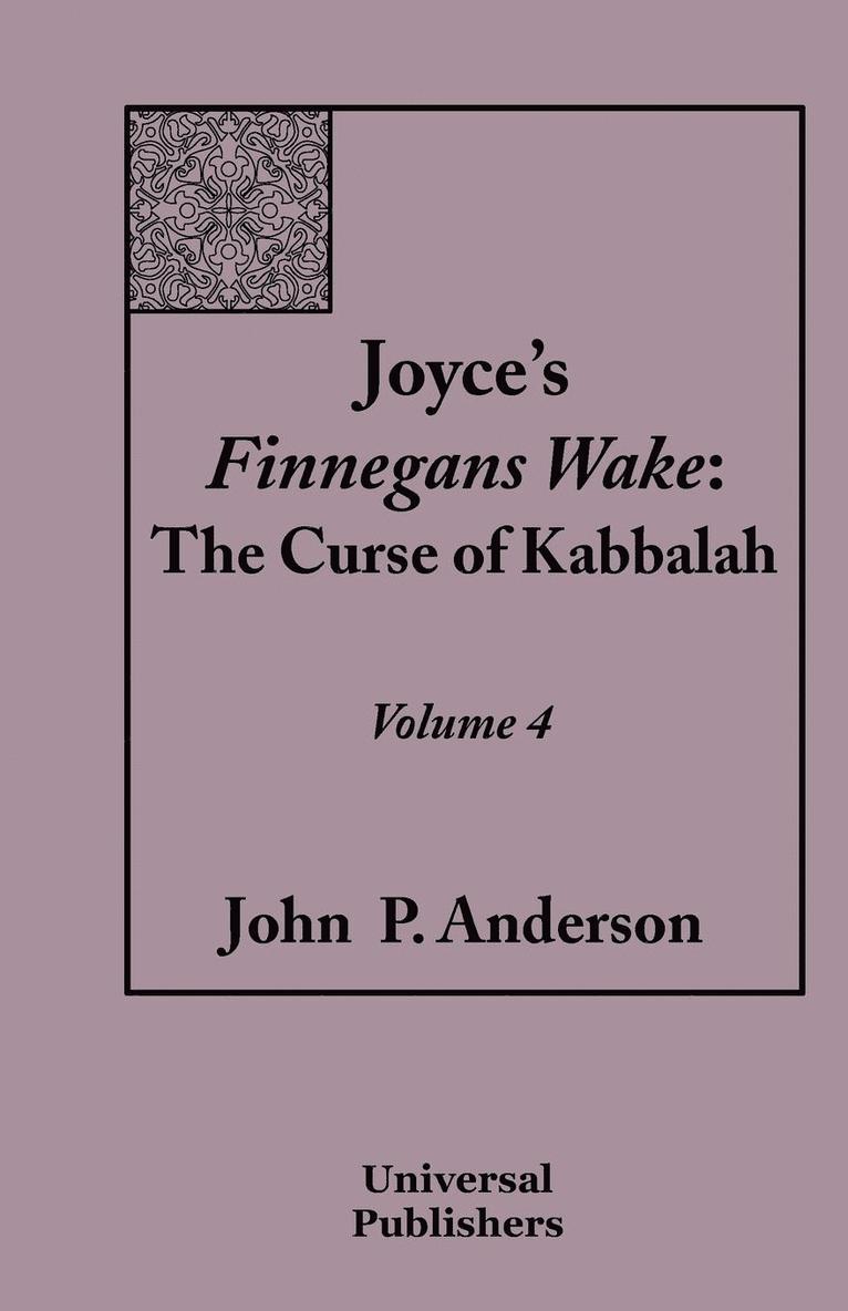 John P Anderson, John P. Anderson - Joyce's Finnegans Wake, Häftad