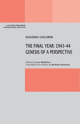 Eugenio Colorni, Luca Meldolesi - Final Year, Häftad
