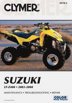 bokomslag Suzuki LTZ400 Series ATV (2003-2008) Service Repair Manual