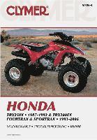 bokomslag Honda TRX250X 87-92 & TRX300Ex Fo